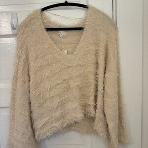 NWT Francesca's Fuzzy Sweater